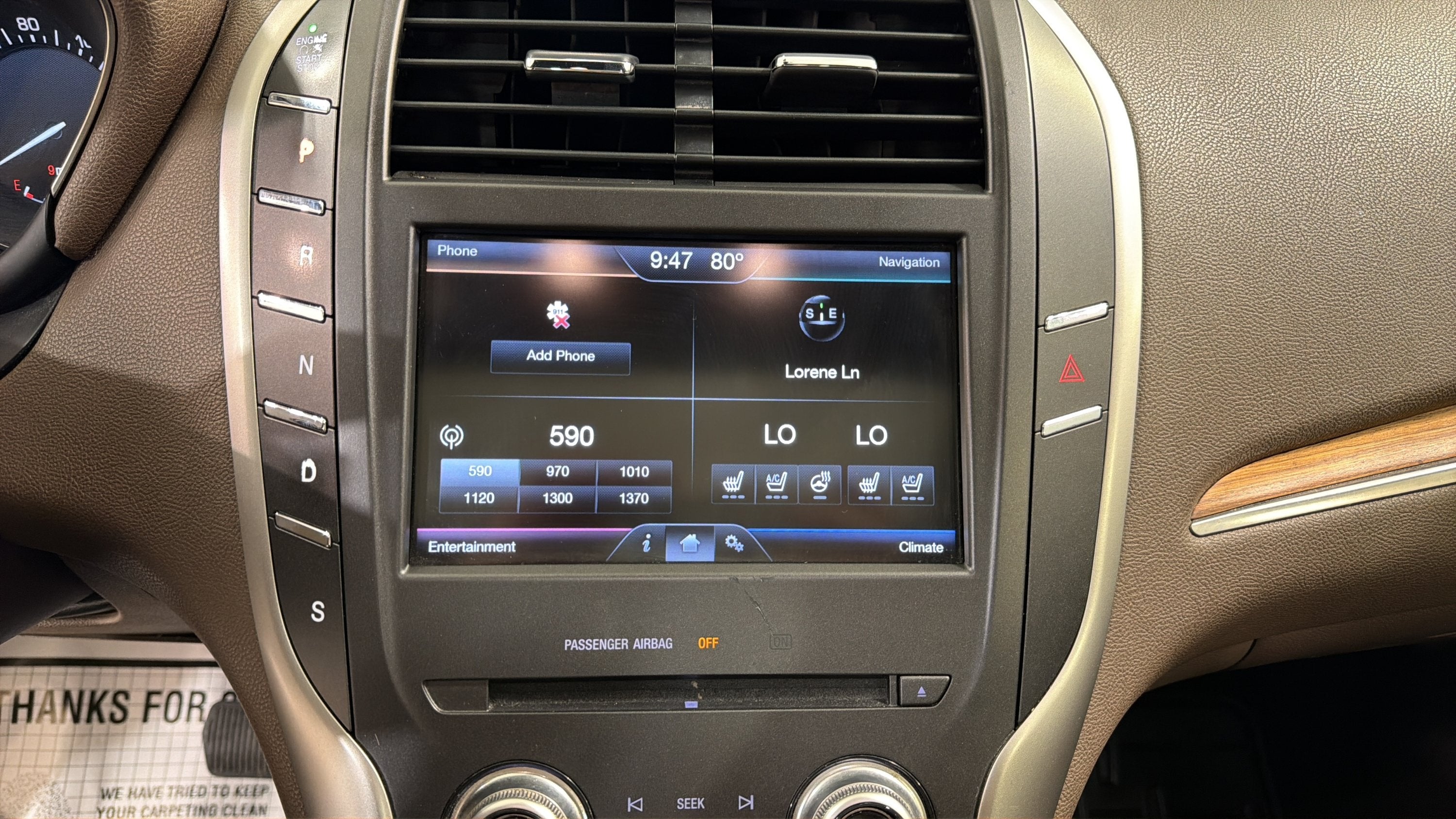 2015 Lincoln MKC Base
