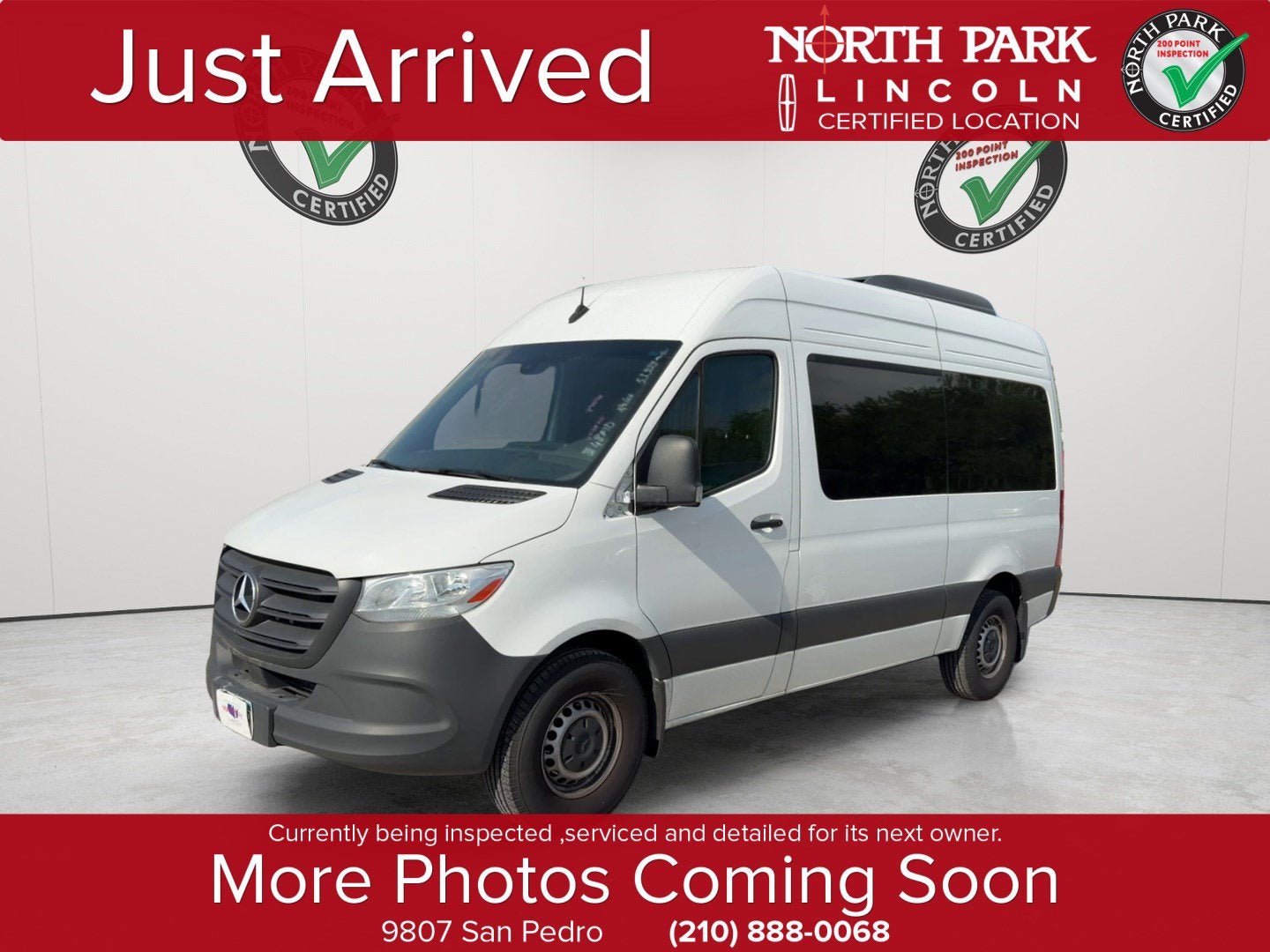 2024 Mercedes-Benz Sprinter Passenger Van HIgh Roof 2500 Standard Roof I4 Diesel 144" RWD