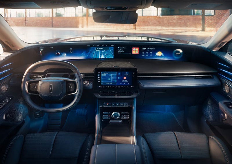 The panoramic display is shown in a 2025 Lincoln Nautilus® SUV. | North Park Lincoln in San Antonio TX