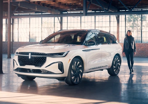 A person approaches a 2026 Lincoln Nautilus® SUV. | North Park Lincoln in San Antonio TX