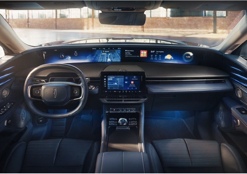 The panoramic display is shown in a 2026 Lincoln Nautilus® SUV. | North Park Lincoln in San Antonio TX