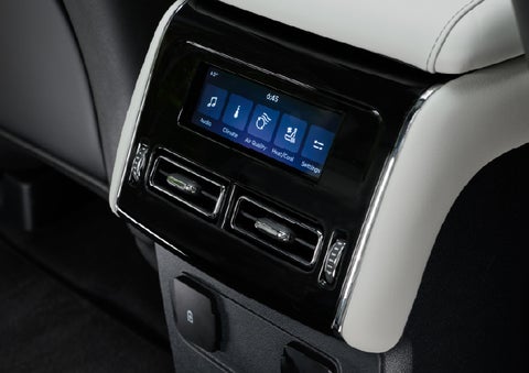 The second row touch screen displays audio and temperature control settings. | North Park Lincoln in San Antonio TX