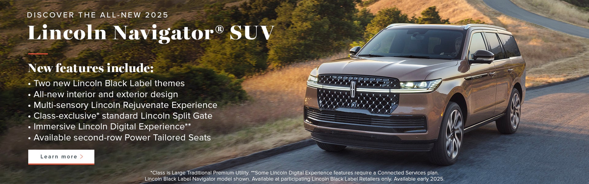 Discover the all-new 2025 Lincoln Navigator SUV