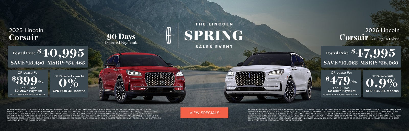 April Specials Corsair-Corsair GT