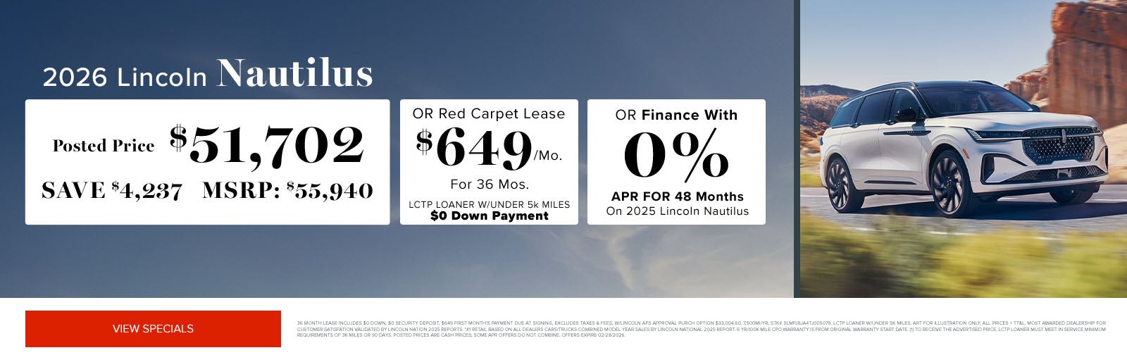 February Specials Nautilus