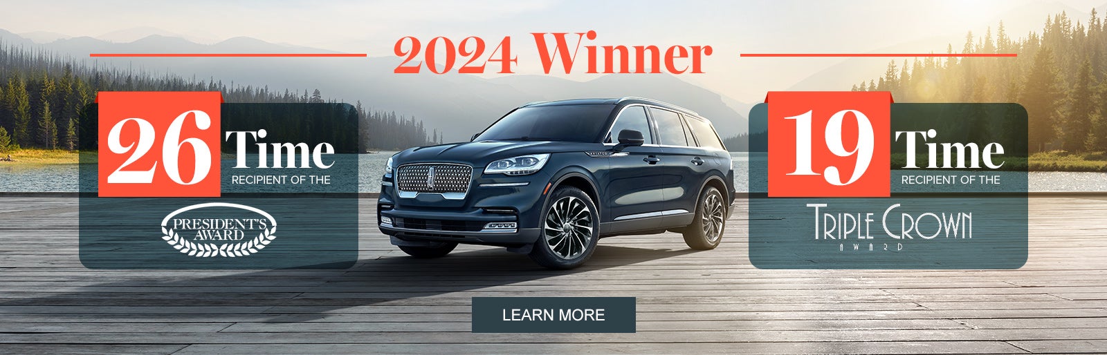 North Park Lincoln 26-time Presidents Award